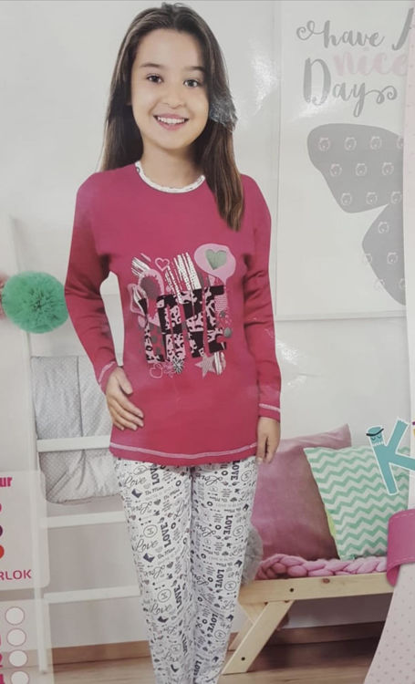 Picture of 1416- OLDER GIRLS COTTON PYJAMA